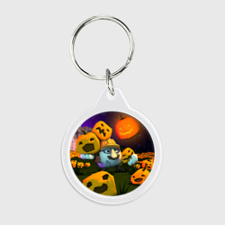 Брелок круглый Гарибальди Хэллоуин