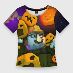 Женская футболка 3D Slim Гарибальди Хэллоуин