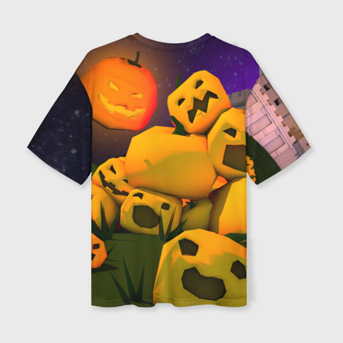Женская футболка oversize 3D Гарибальди Хэллоуин, цвет 3D печать - фото 2