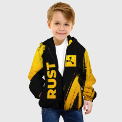 Детская куртка 3D Rust - gold gradient вертикально - фото 2