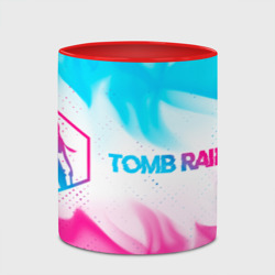 Кружка с полной запечаткой Tomb Raider neon gradient style по-горизонтали - фото 2