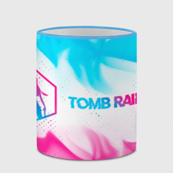 Кружка с полной запечаткой Tomb Raider neon gradient style по-горизонтали - фото 2