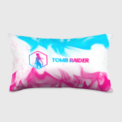 Подушка 3D антистресс Tomb Raider neon gradient style по-горизонтали