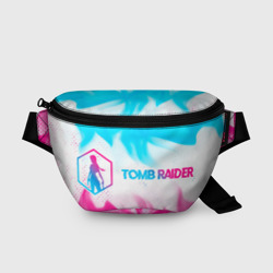 Поясная сумка 3D Tomb Raider neon gradient style по-горизонтали