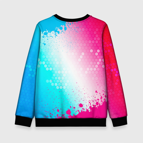 Детский свитшот 3D League of Legends neon gradient style, цвет 3D печать - фото 2