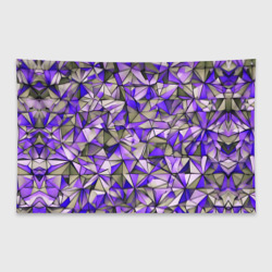 Флаг-баннер Маленькие фиолетовые треугольники