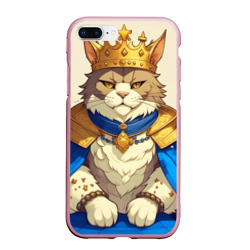 Чехол для iPhone 7Plus/8 Plus матовый Кот король