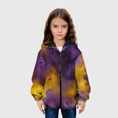 Детская куртка 3D с принтом Акварелика, вид сбоку #3