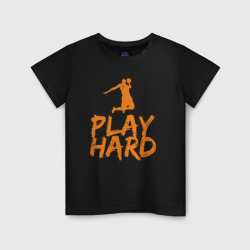 Детская футболка хлопок Play hard