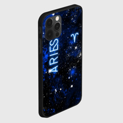 Чехол для iPhone 12 Pro Max Знак зодиака Овен на тёмном фоне со звёздами - фото 2