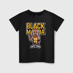 Детская футболка хлопок Kobe black mamba