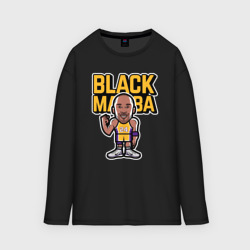 Женский лонгслив oversize хлопок Kobe black mamba