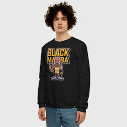 Мужской свитшот хлопок Kobe black mamba - фото 2