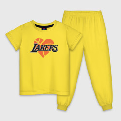 Детская пижама хлопок Love Lakers