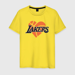 Мужская футболка хлопок Love Lakers