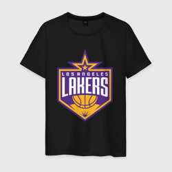 Мужская футболка хлопок Los Angelas Lakers star