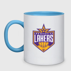 Кружка двухцветная Los Angelas Lakers star