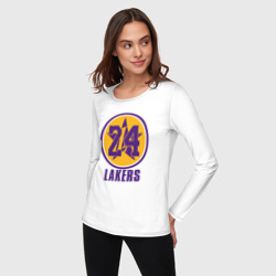 Женский лонгслив хлопок 24 Lakers - фото 2