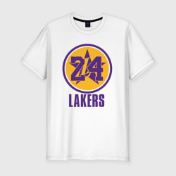 Мужская футболка хлопок Slim 24 Lakers