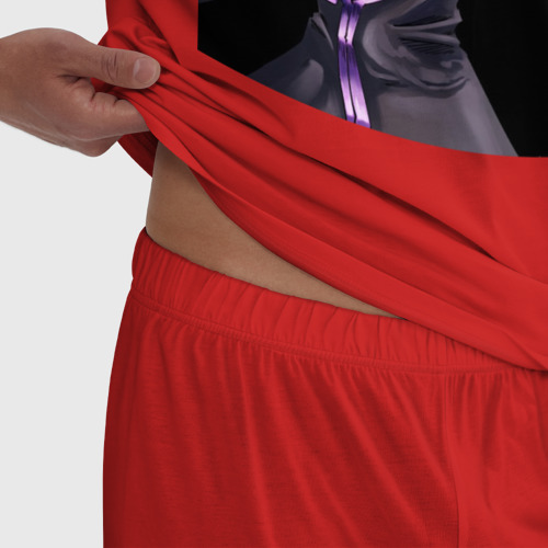 Мужская пижама хлопок Владыка Айнз, цвет красный - фото 6
