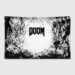 Флаг-баннер Doom black splash