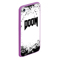 Чехол для iPhone 5/5S матовый Doom black splash - фото 2