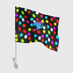 Флаг для автомобиля Fairy Tail неоновые лого