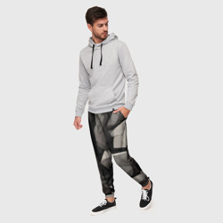 Мужские брюки 3D Мегалиты хаотичной формы - фото 2