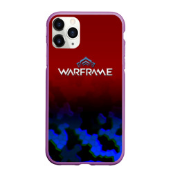 Чехол для iPhone 11 Pro Max матовый Warframe броня солдата