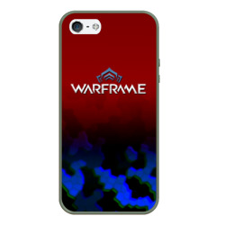 Чехол для iPhone 5/5S матовый Warframe броня солдата