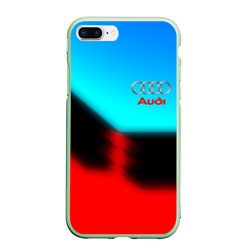 Чехол для iPhone 7Plus/8 Plus матовый AUDI sport brend color