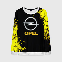 Мужской свитшот 3D Opel желтые краски