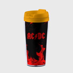Термокружка-непроливайка AC DC огненный стиль