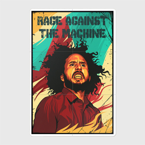 Магнитный плакат 2Х3 RATM - Zack de la Rocha