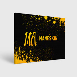 Холст прямоугольный Maneskin - gold gradient по-горизонтали