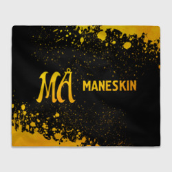 Плед 3D Maneskin - gold gradient по-горизонтали