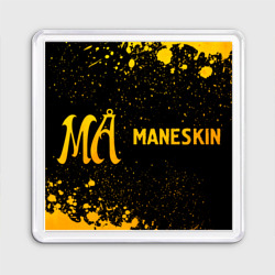 Магнит 55*55 Maneskin - gold gradient по-горизонтали