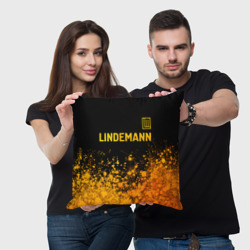 Подушка 3D Lindemann - gold gradient посередине - фото 2