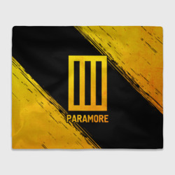 Плед 3D Paramore - gold gradient