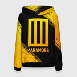 Женская толстовка 3D Paramore - gold gradient