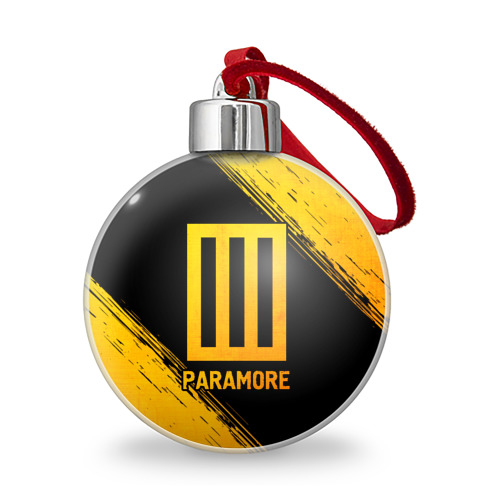 Ёлочный шар Paramore - gold gradient