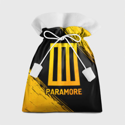 Подарочный 3D мешок Paramore - gold gradient