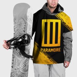 Накидка на куртку 3D Paramore - gold gradient