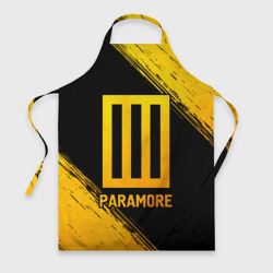 Фартук 3D Paramore - gold gradient