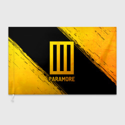 Флаг 3D Paramore - gold gradient