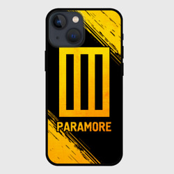 Чехол для iPhone 13 mini Paramore - gold gradient