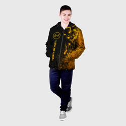 Мужская куртка 3D Twenty One Pilots - gold gradient по-вертикали - фото 2
