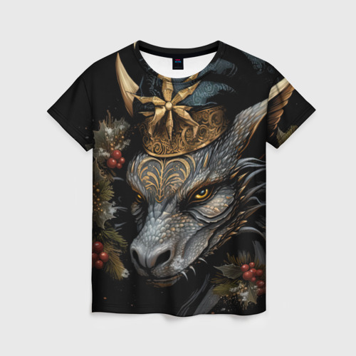 Женская футболка 3D Дракон небес, цвет 3D печать