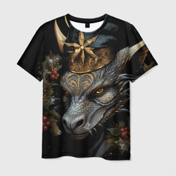 Мужская футболка 3D Дракон небес