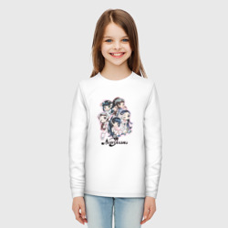 Детский лонгслив хлопок NewJeans album Get Up chibi  style - фото 2